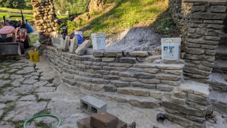 Drive: SE Wall: Another row done